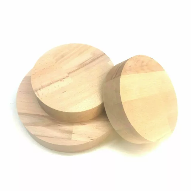 18mm Runde Holzscheibe Rund Holz Buche Leimholz Platte Tischplatte Scheiben.