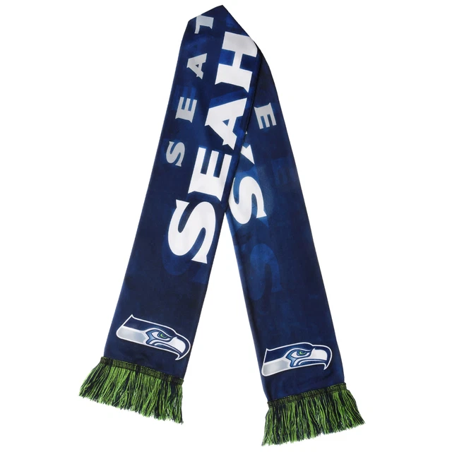 FOCO NFL Seattle Seahawks Printed Wordmark Scarf