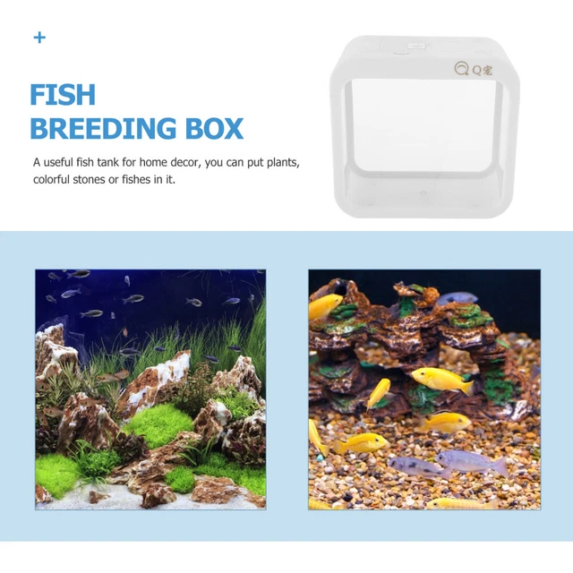 Transparent Fish Bowl Kids Fish Tank Creative Aquarium Miniature Kits Launcher 8