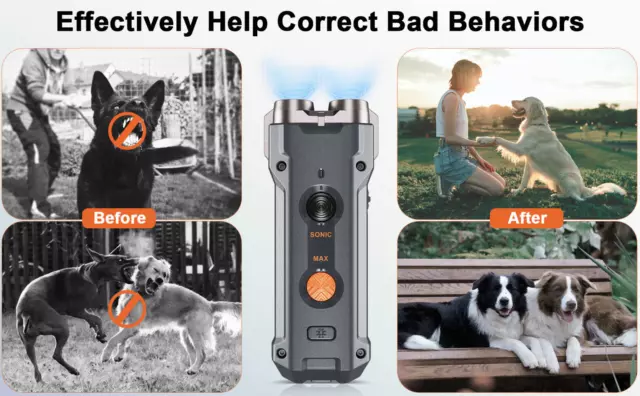Ultrasonic Pet Trainer/Bark Control/Stops Bad Behavior /2024New Upgrade 3