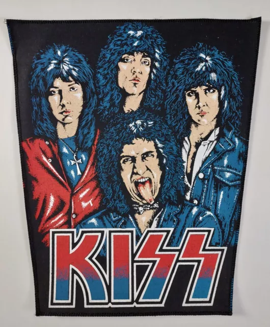 KISS vintage original backpatch twisted sister whitesnake van Halen patch maiden