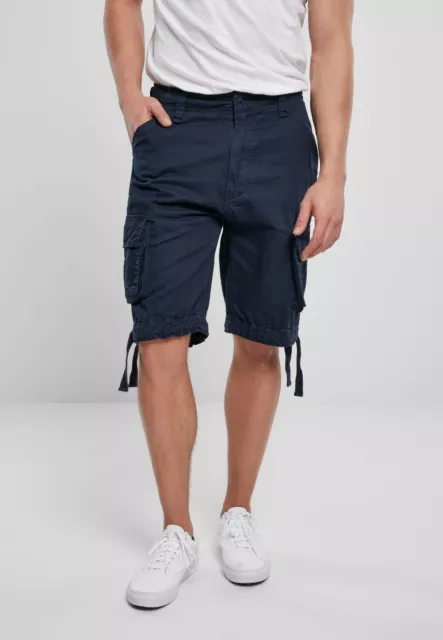 Brandit Bermuda Short Homme Militaire Urbain Legend Short Sur Sizes Bleu Marine 3