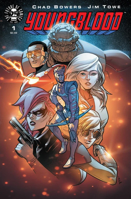 Youngblood #1 Image Comics Bowers Towe 2017 1st Print Unread NM