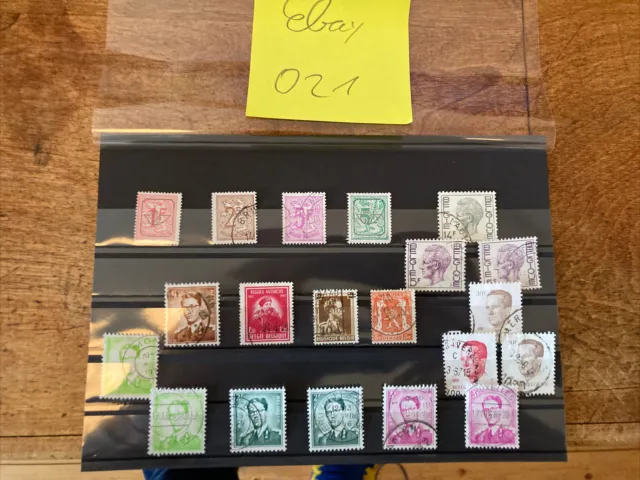 Briefmarken Belgien, gestempelten Marken Lot. Belgique Briefmarken