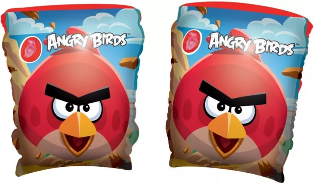 Inflatable Angry Birds Childrens Arm Bands Swimming Pool Kids *Fast Del*