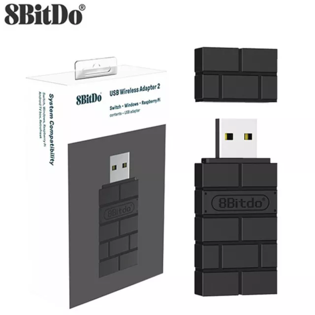 8Bitdo Wireless USB Adapter 2 for Switch/Switch OLED Windows Mac & Raspberry Pi