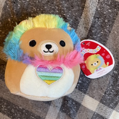 squishmallows lion rainbow