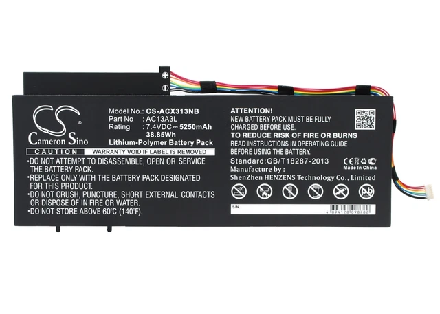 Battery for Acer  Aspire P3-131, Aspire P3-131-21292G06as, Aspire P3-131-21292G1