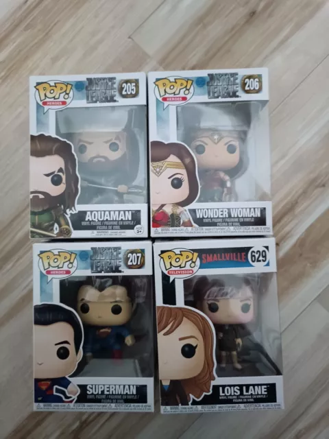 Funko pop Justice league + Smallville