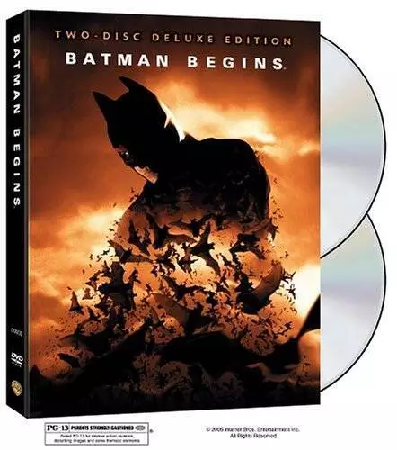 Batman Begins (Two-Disc Deluxe Edition) - DVD - VERY GOOD