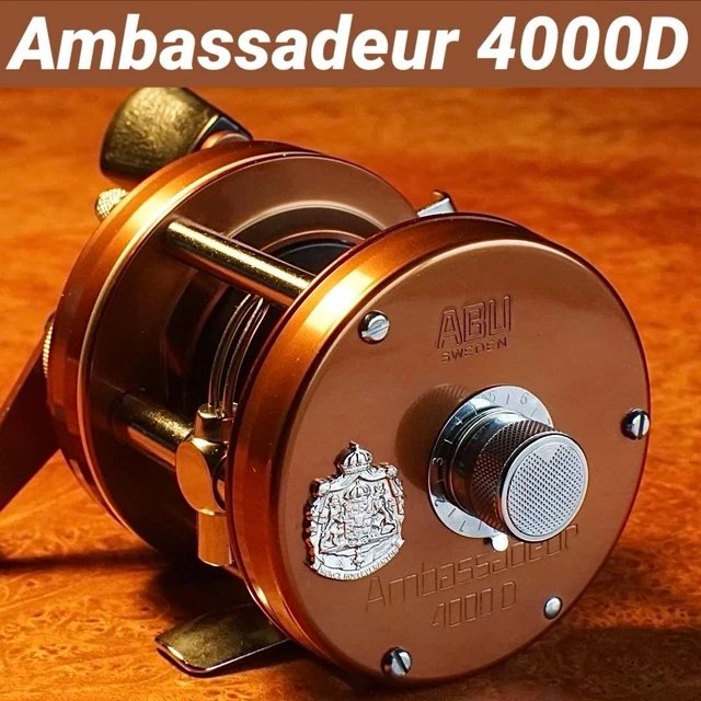 abu garcia ambassadeur 4000d brown 7000 C Round Reel The smooth and consistent multi disc drag system delivers pressure throughout the entire drag setting Ambassadeur 4000D FOR SALE! -