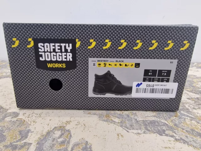 SAFETY JOGGER SAFETY Boot - BESTBOY - Steel Toe Cap S3/S1P Work Shoe ...