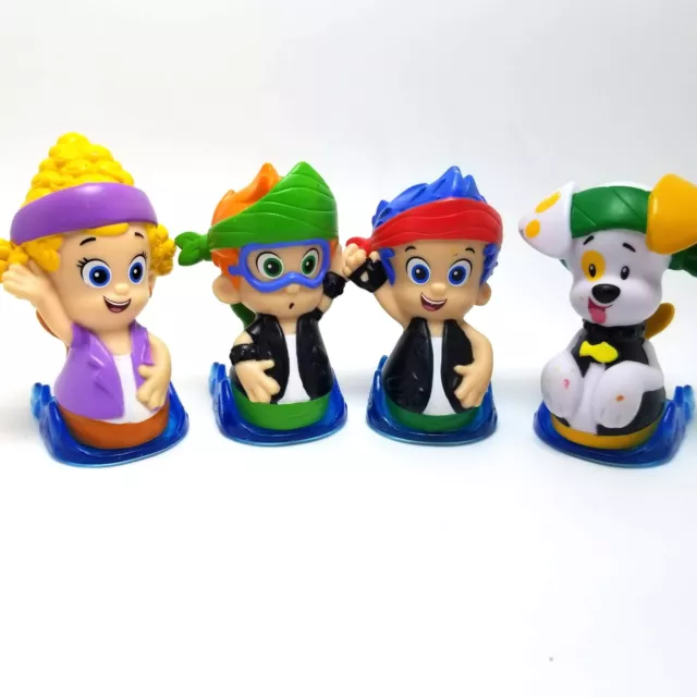 Nickelodeon 4 Bubble Guppies Roll N' Go Sliders Deema, Nonny, Gil, Bubble Puppy
