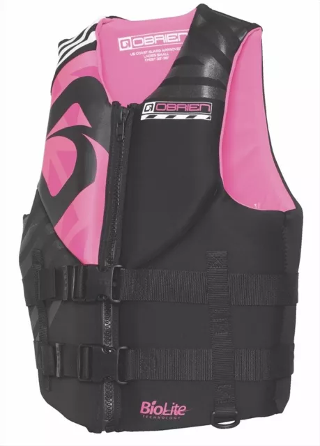 O'Brien Empress Biolite Vest Ladies Jetski Waterski Wakeboard Kayak Sailing