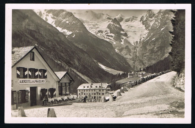 1 Cartolina Trafoi Hotel Bella Vista Albergo Stella Vinschgau Non Viaggiata