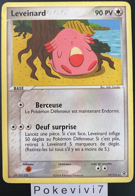 Carte Pokemon LEVEINARD 19/112 Rare Bloc EX Rouge Feu Vert Feuille FR OCCASION