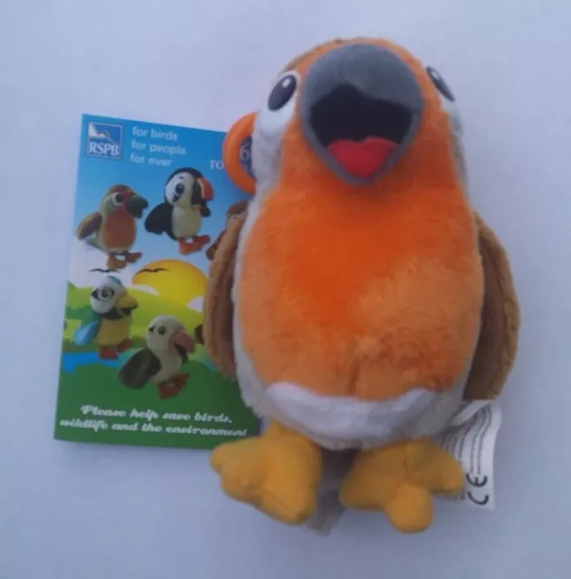 Rspb Birds Keyring ~ Robin  ~ Bnwt #5