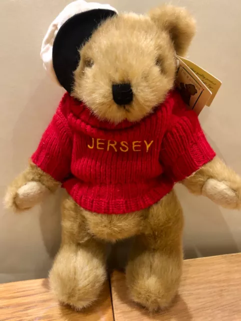 METRO SOFT TOYS Jointed Jersey Teddy Bear Soft Plush / Moveable Head Approx 10”