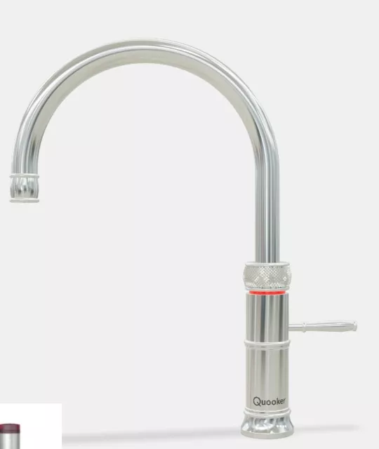 Quooker Fusion Classic Round Nickel 3-in-1 Hot Water Tap Only- New Boxed