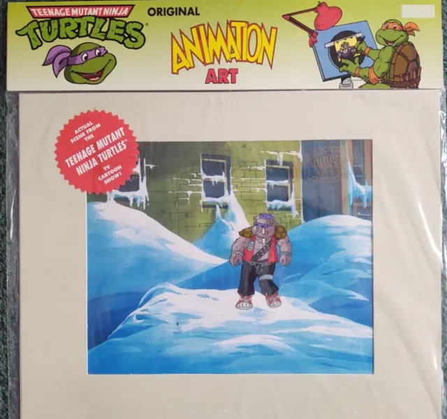 Teenage Mutant Ninja Turtles TMNT Original Animation Art Cel w/ COA