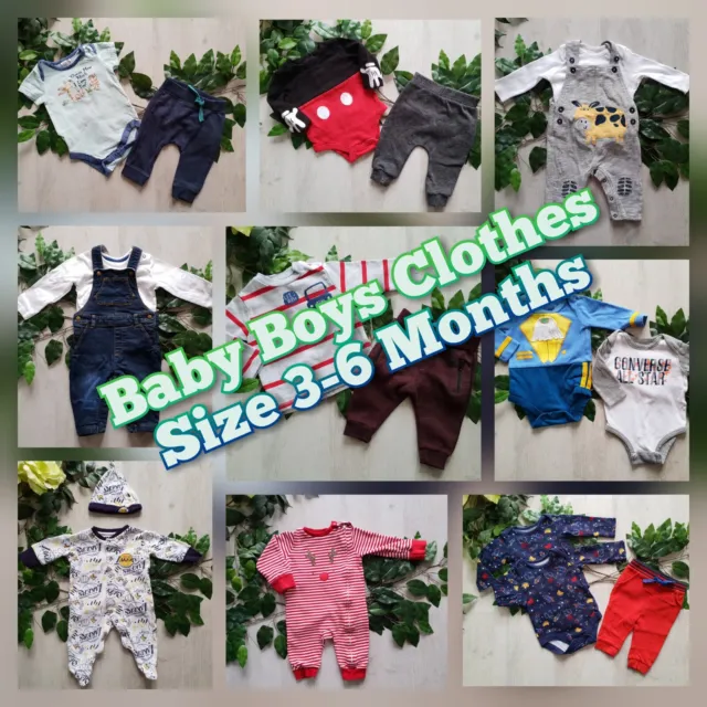 PART#1 Baby Boys Clothes Build Make Your Own Bundle Job Lot Size 3-6 Months Set