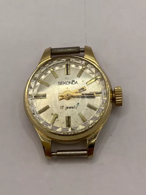 Sekonda 17 online jewels gold watch