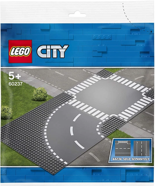 Lego 7281 - plaques de route virage et croisement