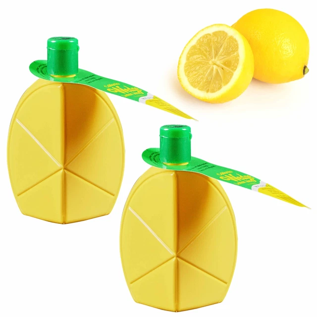 2 Paquet Naturel 100% Citron Jus Véritable Agrumes Fruit Coussin à Presser