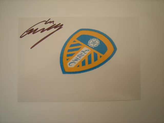 LEEDS UNITED IIin Gruev SIGNED 6X4 PHOTO