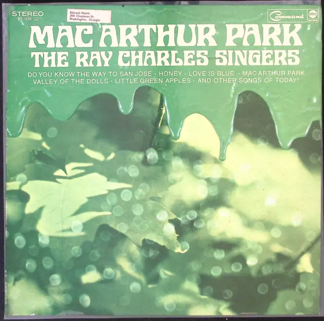 The Ray Charles Singers Mac Arthur Park Command Records Vinyl Lp 171-73