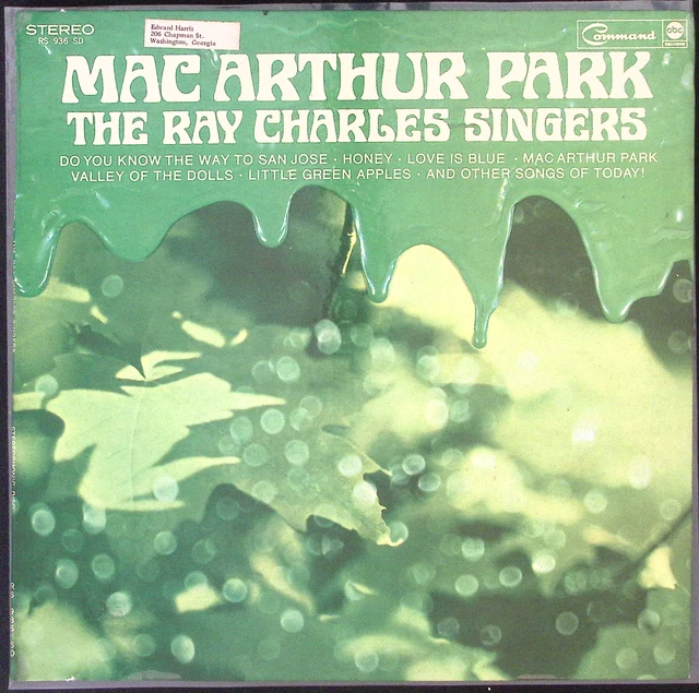 The Ray Charles Singers Mac Arthur Park Command Records Vinyl Lp 171-73