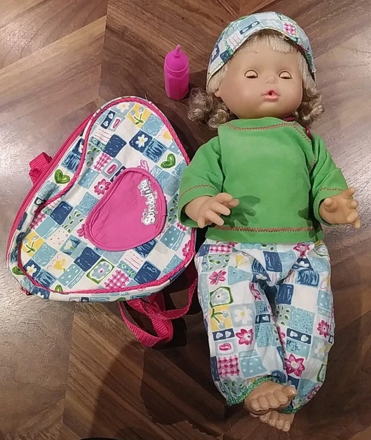 Bambola Parlante Interattiva 3in1 Con Passeggino, Culla E Seggiolone - Beve, Fa Pipì, 12 Suoni, Regalo Per Bambini