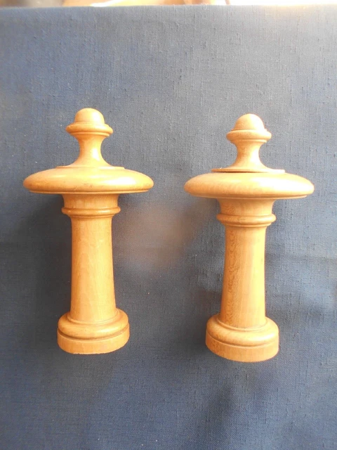 Lot De 2 Embrasses De Rideaux Anciennes En Métal Doré - XIXe Siècle
