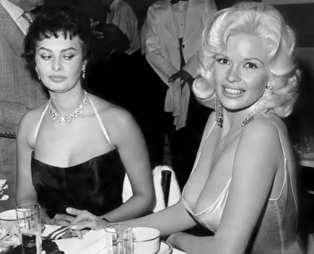 Jayne Mansfield & Sofia Loren Classic Photo 8x10 PHOTO PRINT