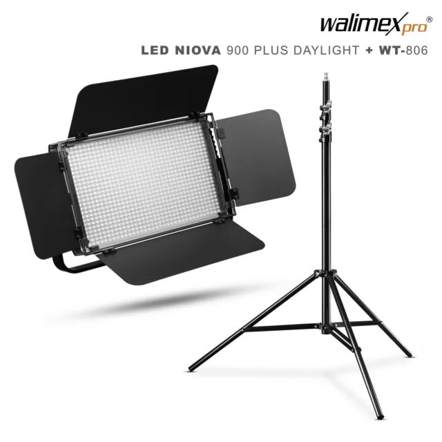 Walimex pro LED Niova 900 Plus Daylight + WT-806, komplette Lichtlösung