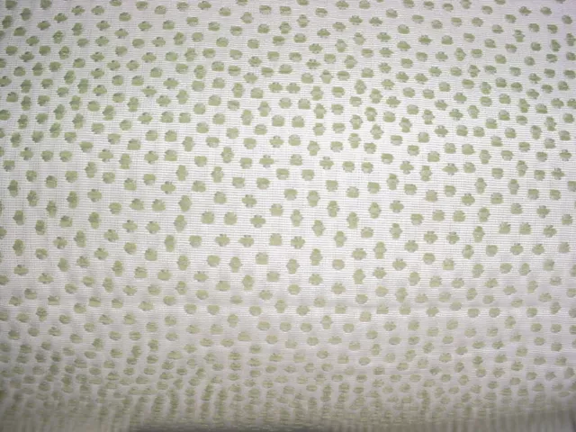 2-1/2Y Kravet Celery Green Textured Cheetah Leopard Chenille Upholstery Fabric 3