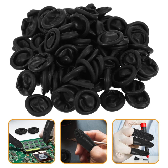 200Pcs Anti-static Outdoor Finger Condom Finger Cot Finger Accessory for Outdoor