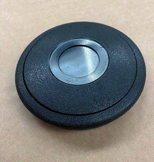 CLASSIC CAR STEERING WHEEL BOSS HORN PUSH CENTRE 82mm WRINKLE FINISH