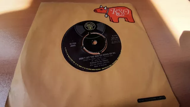 Elton John    Dont Let The Sun Go Down On Me   7"  Single