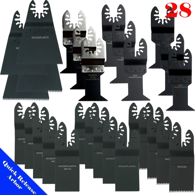Lot De 15 Lames Bi-métal Pour Outil Oscillant – Compatible Fein, Multimaster, Dewalt