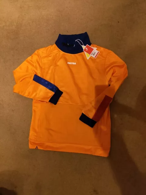 Meyba new orange sport track top sweater size M