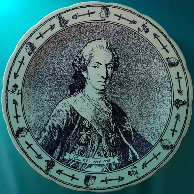 Grande Plato de Cerámica 32CM Louis XVI