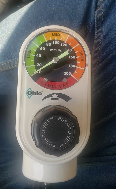 Ohio Medical  Model PISA Intermittent Suction Vacuum Regulator, 200mmHg