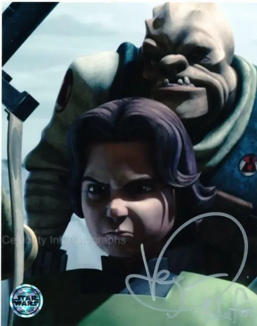 DANIEL LOGAN as Boba Fett - Star Wars: The Clone Wars Cartoon GENUINE AUTOGRAPH