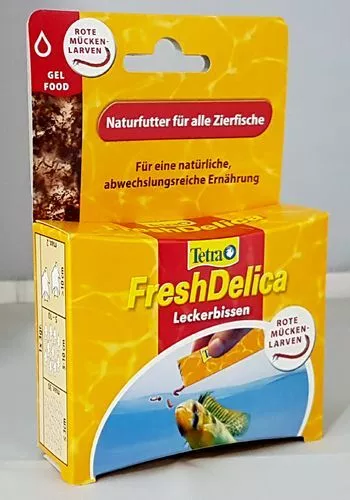 Tetra Fresh Delicia Bloodworms 48g Mückenlarven in vitaminisierten Futtergelee