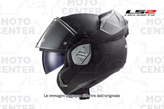 Casco Modular con Apertura LS2 FF906 Advant Negro Mate Doble Visera TAMAÑO S (55