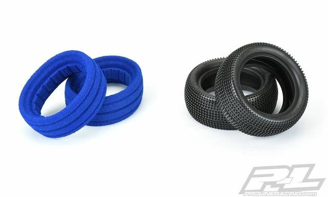 Proline 8296-02 Fugitive 2.2" 4wd Soft M3 Off Road Buggy Front Tires with Insert