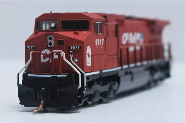 CP Rail.  N Scale. KATO C44-9W. DCC. Road #9517. Cust Paint. Excellent Condition