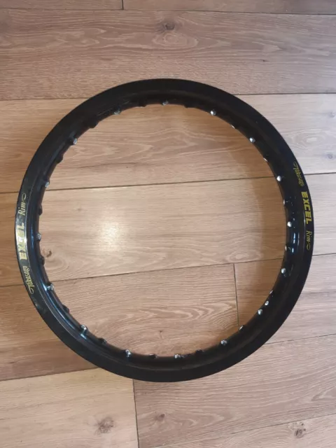 NOS HONDA CR CRF KX RM YZ 125 250 500 18" 32 hole TAKASAGO EXCEL REAR RIM BLACK