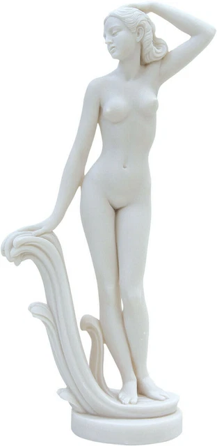 Greek Goddess Aphrodite Emerging alabaster statue / sculpture 30.5cm / 12in NEW